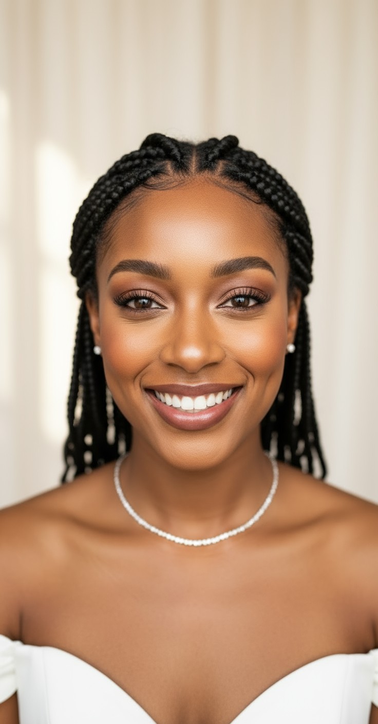 After Jumbo Knotless Braids